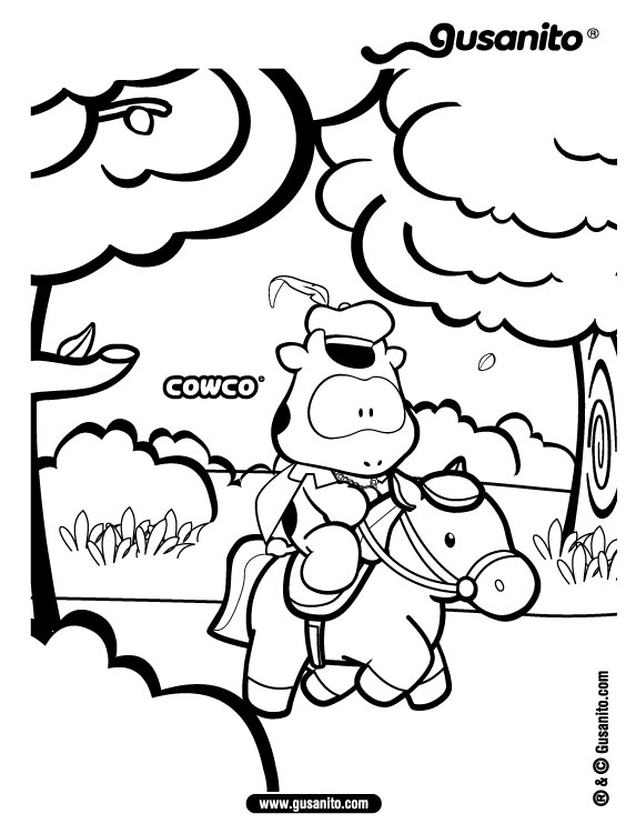 Cowco en el bosque
